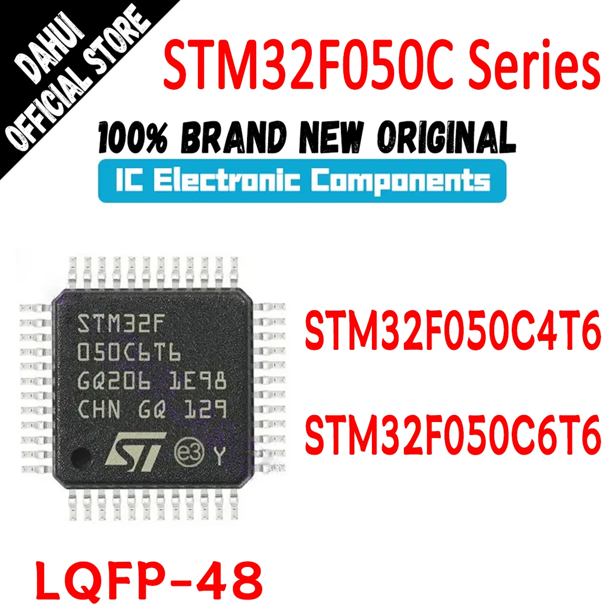 

STM32F050C4T6 STM32F050C6T6 STM32F050C4 STM32F050C6 STM32F050 STM32F STM32 STM IC MCU Chip LQFP-48