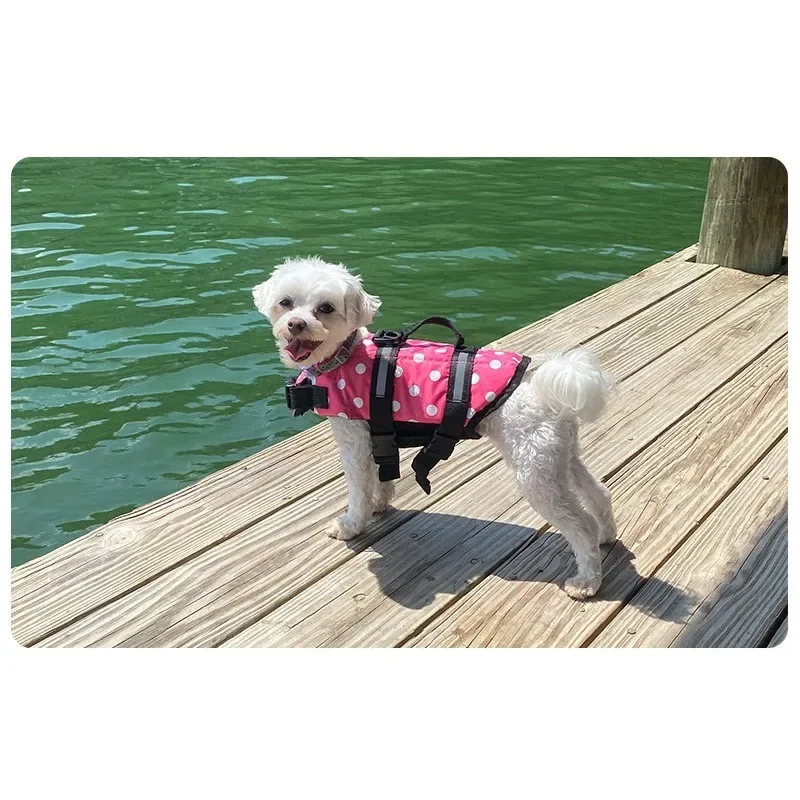Dog Swimming Vest Pet Life Jacket Dog Swimming Suits Summer Beach Surfing Drifting Dogs Life Vest Buoyancy Clothes view 5