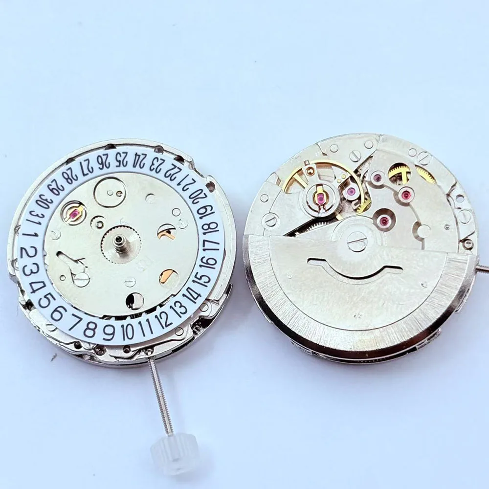 إكسسوارات الساعة 8205 حركة ماكينة ذهبية ميكانيكية أوتوماتيكية محلية ماكينة بيضاء تقويم واحد شبه أوتوماتيكية 1 قطعة
