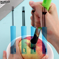 NEW 1 PCS Stainless Steel Fruit Corer Red Dates Cherry Pear Corer Fruit Seed Core Remover Slicer Knife Fruit Vegetable Tools