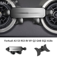 Gravity Car Mobile Phone Holder For Audi A3 S3 RS3 8V 8P Q2 GAB SQ2 A1 8X Sportback Air Vent GPS Mount Auto Interior Accessories
