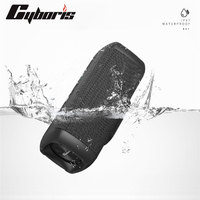 Cyboris S6 Bluetooth Speaker 60W BT 5.3 Wireless Speakers With 360 ° Surround Sound,IPX7 Waterproof,30H Playtime For Party, Camp