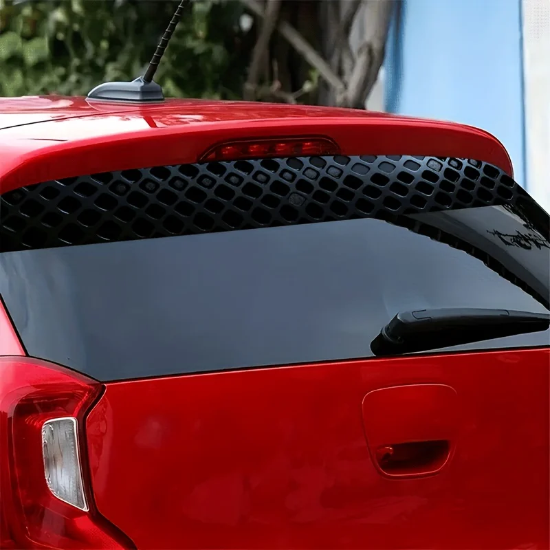 1-Pack eye-catching car front windshield rhombus stickers for Audi, Honda, Mitsubishi, Ford, Volkswagen, Opel, and more