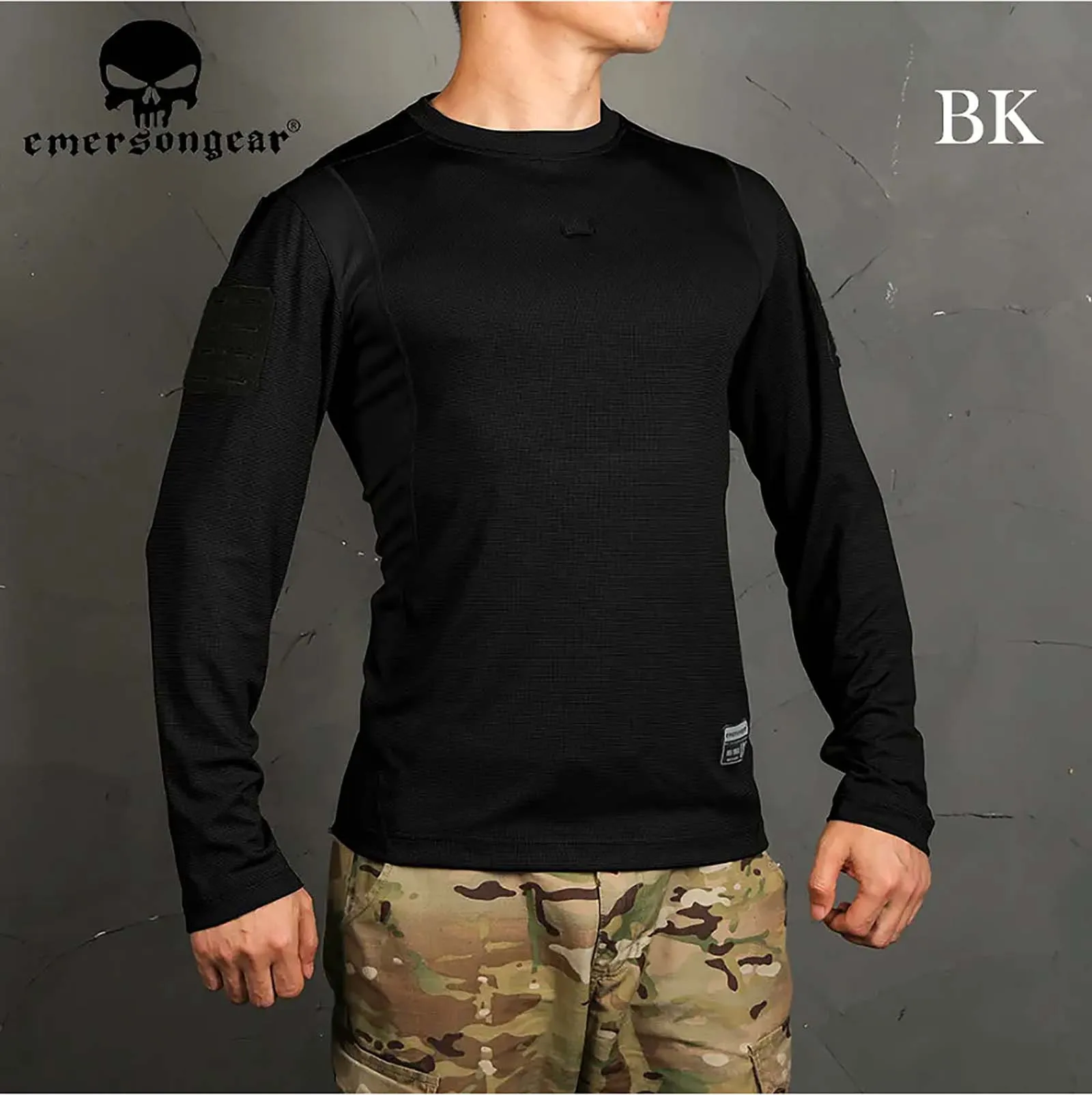 

Emersongear Tactical UMP Frogmen T-Shirt for Men Fitness Sport Long Sleeve Hunting Climbing Camping Breathable Clothes