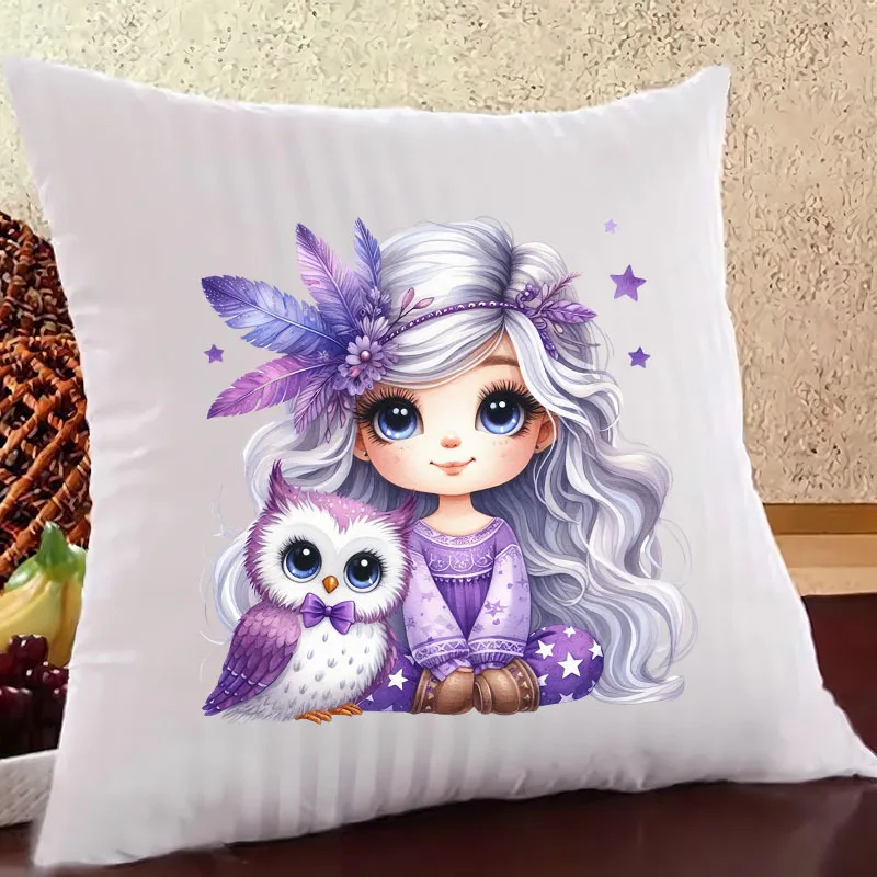Girls and pets Thermal Patches Sticker Decoration For Pet Dolls Clothes Strips Diy Heat Transfer Iron On Patches For Clothing
