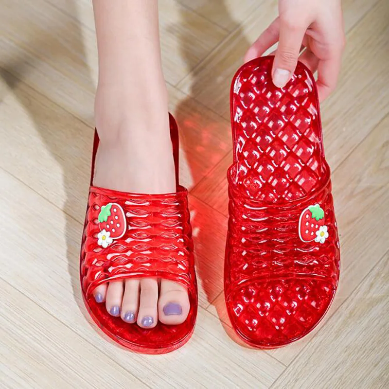 New transparent outdoor indoor slippers for women