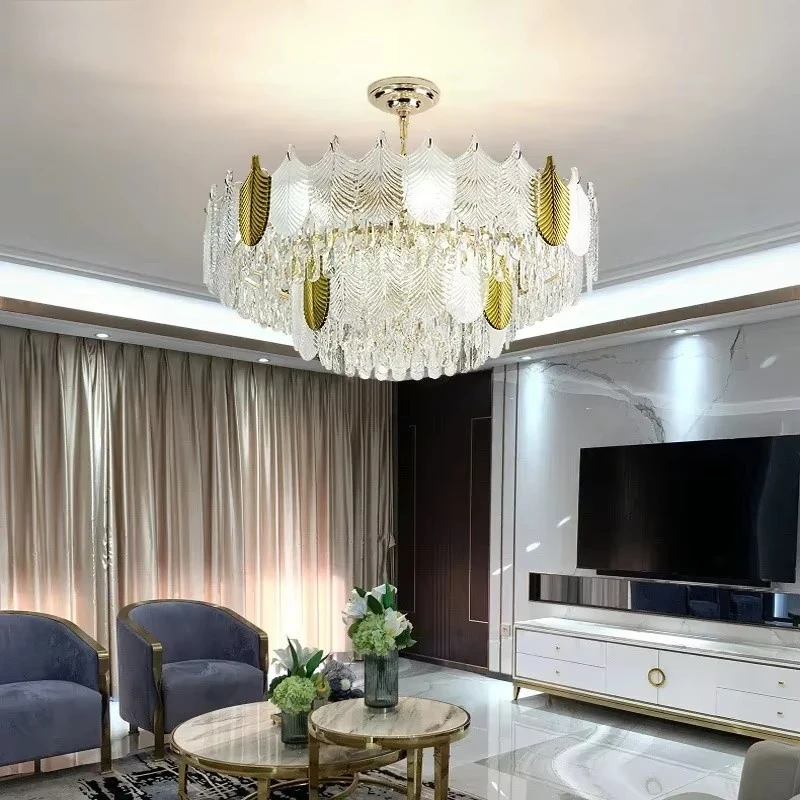 

Designer Crystal Interior Chandelier Luxury Modern Led Lamps Chandelier Hanging Light For Living Room