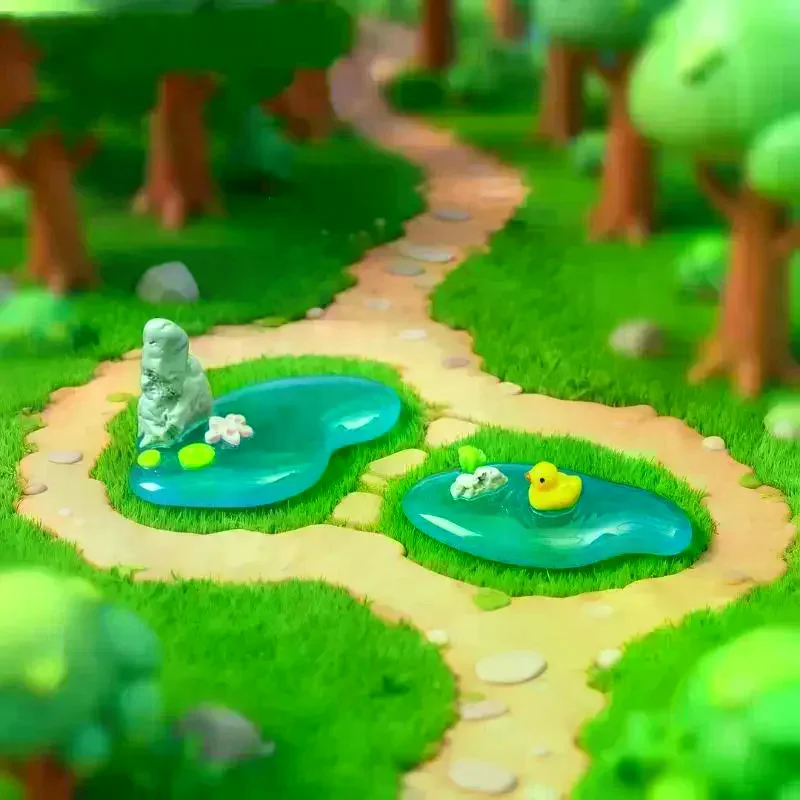 Ornamentos de resina para lago - Bonsai Garden With Koi Pond avaliação e preço
