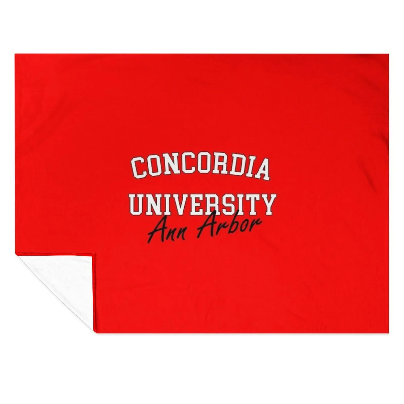 

Concordia University Ann Arbor Michigan Throw Blanket For Decorative Sofa Plaid Thermal Decoratives Blankets