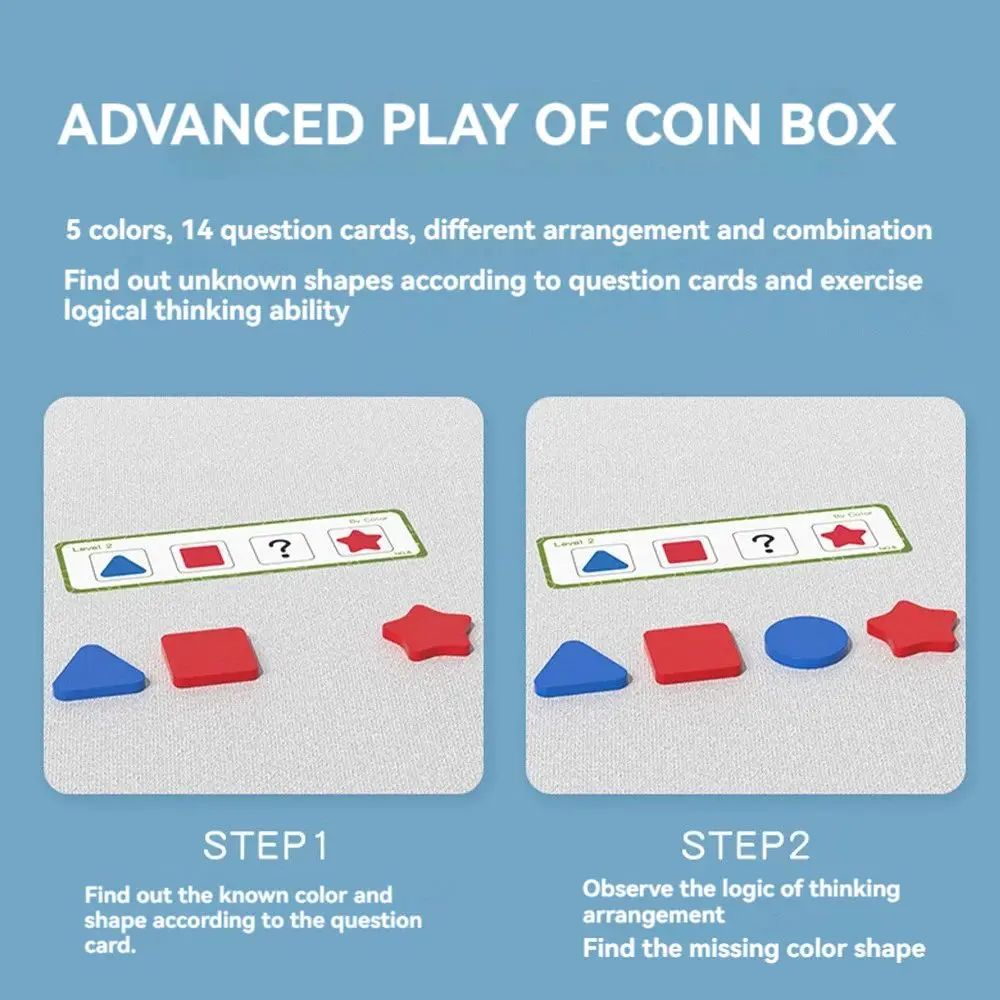 Cognizione geometrica Scatola di smistamento di forme in legno Puzzle Montessori Ordinamento di forme e colori Artigianato multicolore