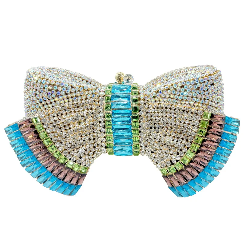 Makeup Rhinestone Crystal Hot Diamond Women's Shoulder Evening Bag