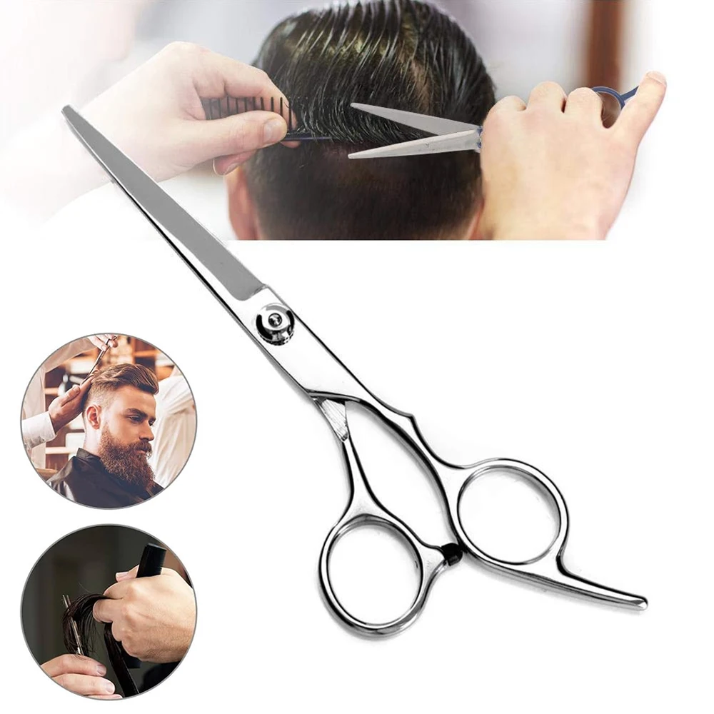 Tesoura de Cabelo em Aço Inoxidável para Corte a Seco e Molhado, Fácil Higienização, Antialérgica, Profissional