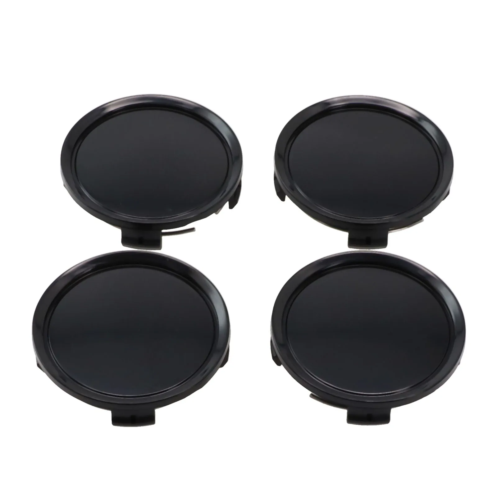 4pcs Car Vehicle Wheel Hub Center Cap Cover Universal ABS Car Wheels Center Cap Hubcap Black 75mm Car Accessories