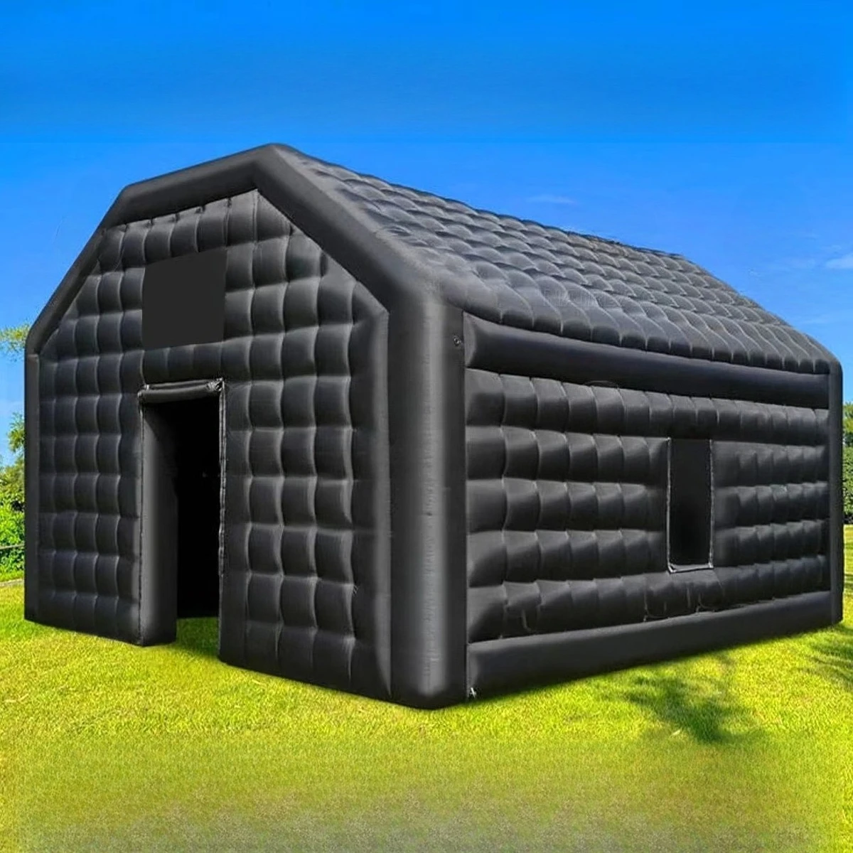 

Black VIP Party Tent Portable LED Disco Lighting Mobile Night Club Tent Inflatable Club Tent Inflatable Nightclub