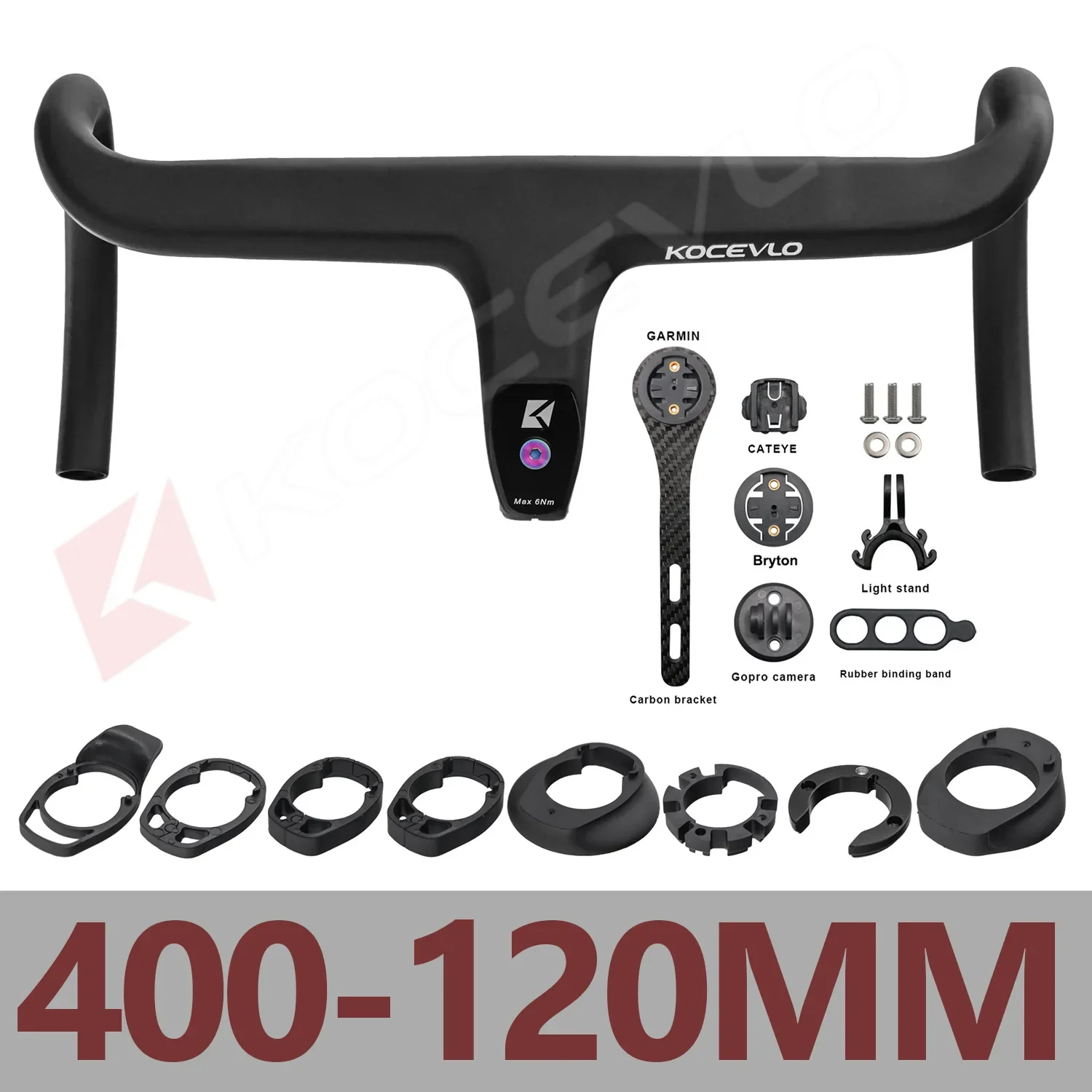 Kocevlo-一体型カーボンバイクハンドルバー、公式ロードバイク、内部