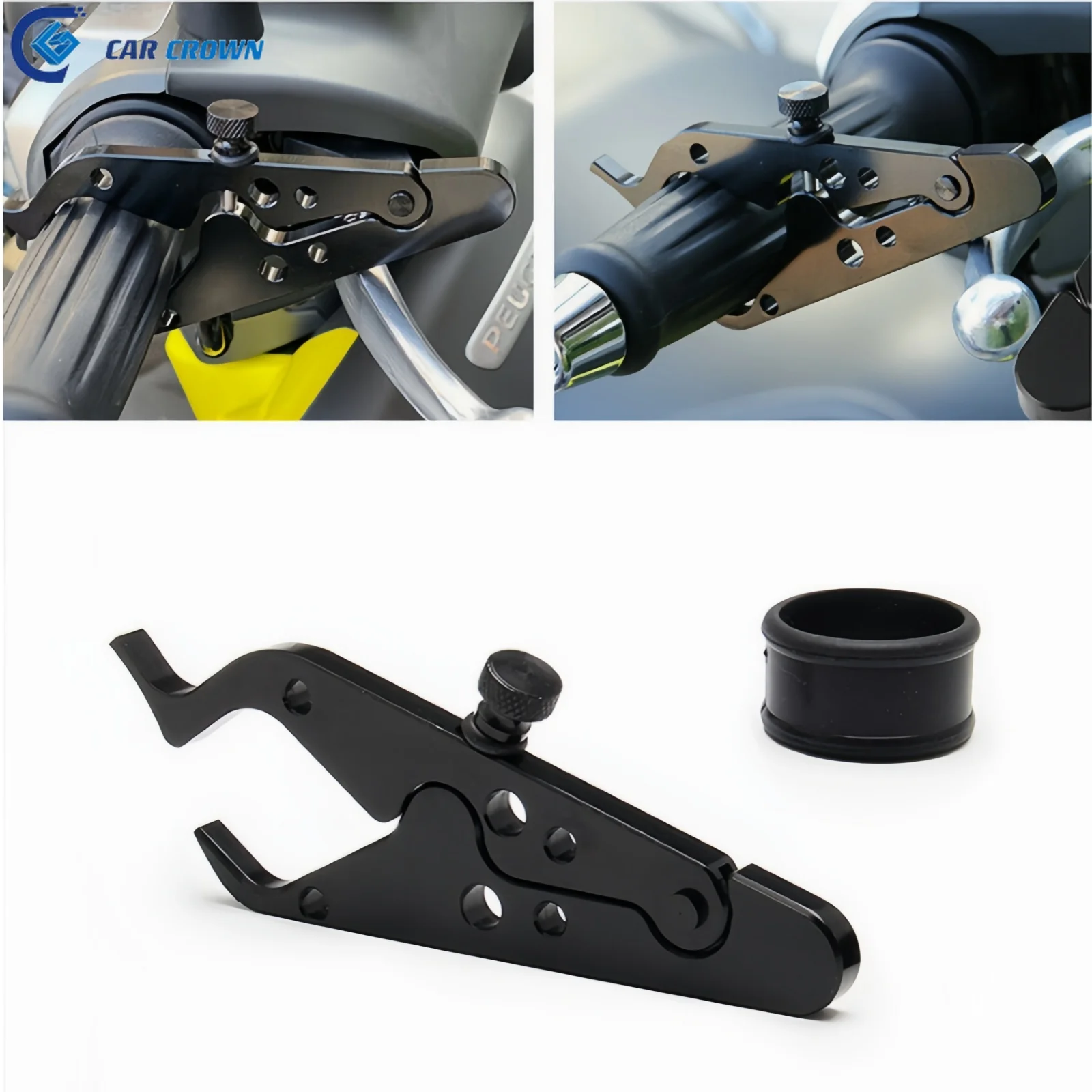 Auto Crown Motorrad Tempomat Drossel Für Mb-Ot312-Bk Grade Aluminium Lock Assist Retainer Universal Handgelenk Grip Griff Bar