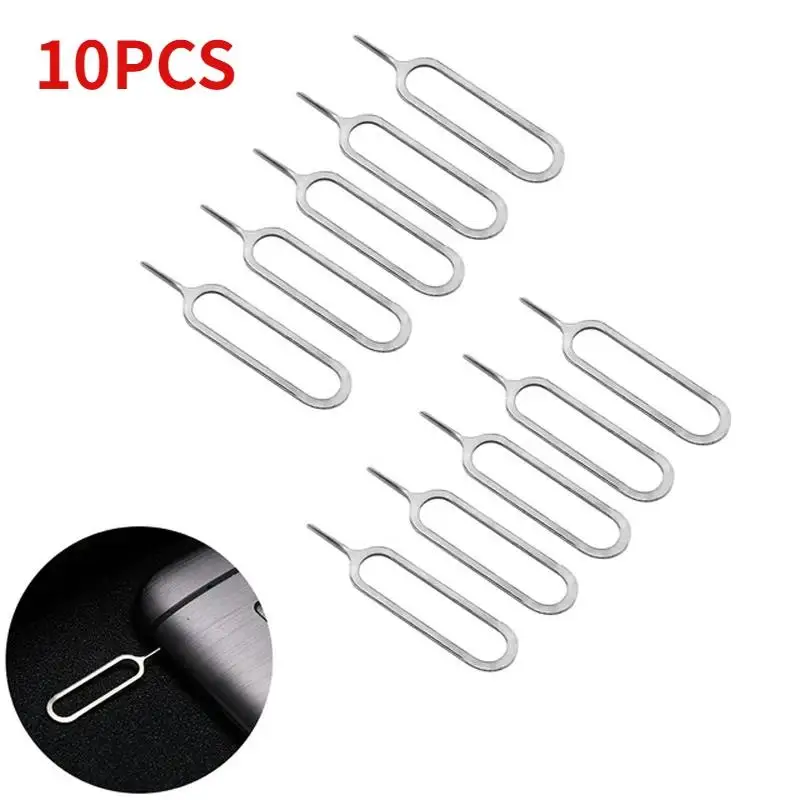 1/50/100PCS Anti-verloren Kaart Pin Voor IPhone Xiaomi Samsung Huawei Universele Sim-kaart Remover Lade om De Sim-kaart Uitwerpen Gereedschap