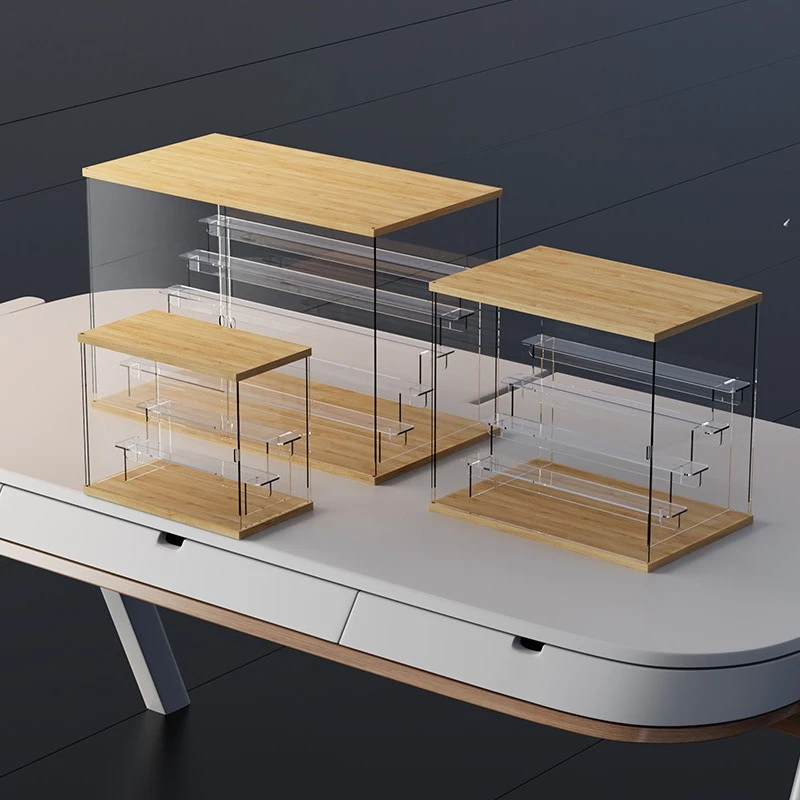 

display stand acrylic, doll figure blind box, dust-proof storage.