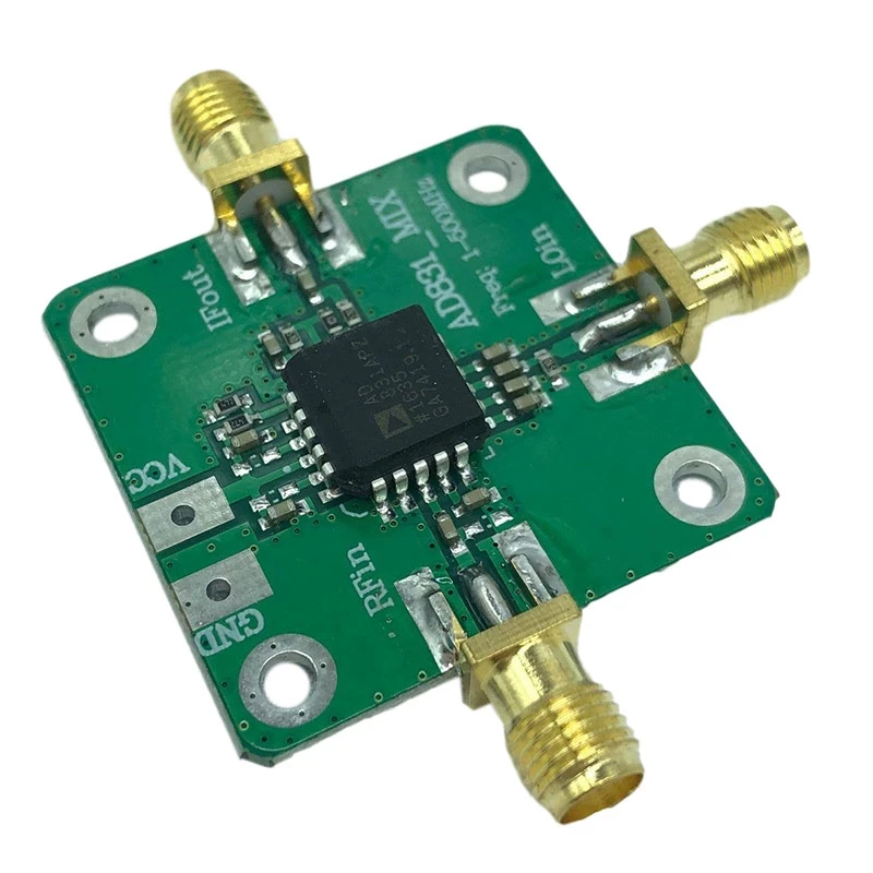 Transductor de alta frecuencia AD831, módulo mezclador de RF, 500MHz de ancho de banda, convertidor de frecuencia RF