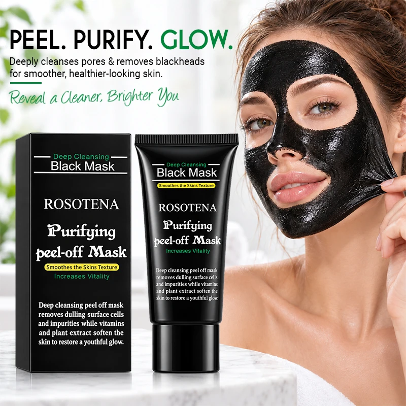 Blackhead Remover Mask Facial Shrink Pores Acne Black Head Removal Cream Nose Cleansing Black Peel Off Masks Skin Care New