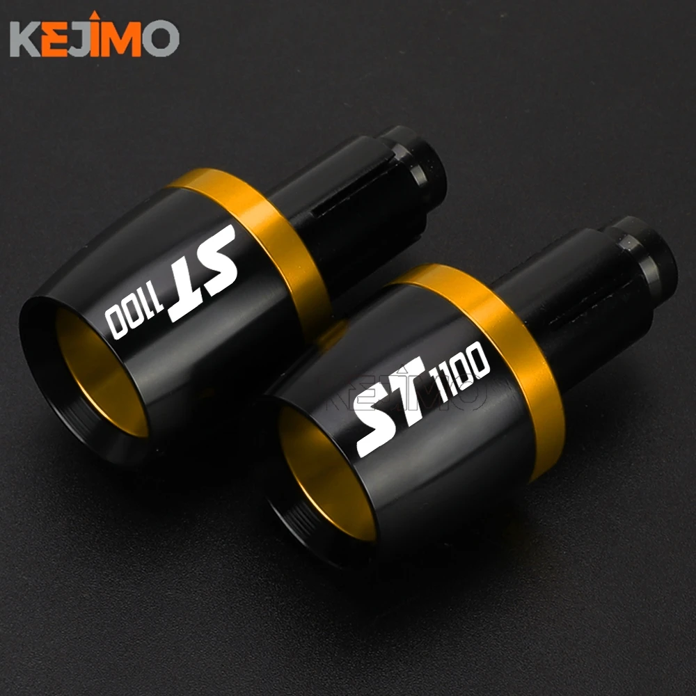 

FOR HONDA ST1100 1996 1997 1998 1999 2000 2001 2002 7/8'' 22MM Motorcycle Handlebar Grips Ends Plug Slider Caps Handle bar end