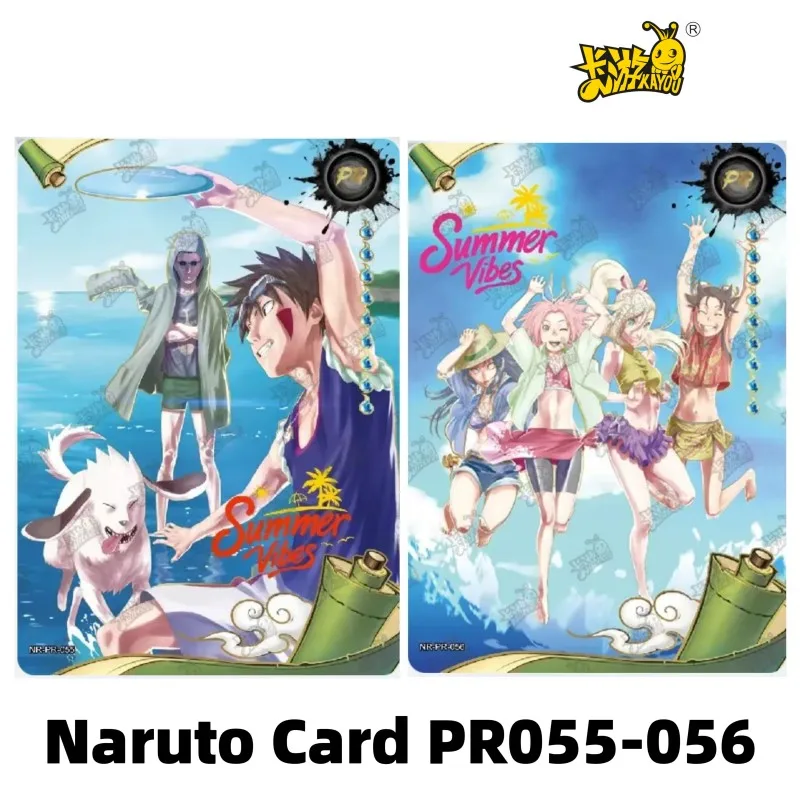 Kayou Genuine Anime Naruto Card PR Full Series No.55-56 Single Card Rare Card Collection Game Naruto Uzumaki Children's Toy Gift