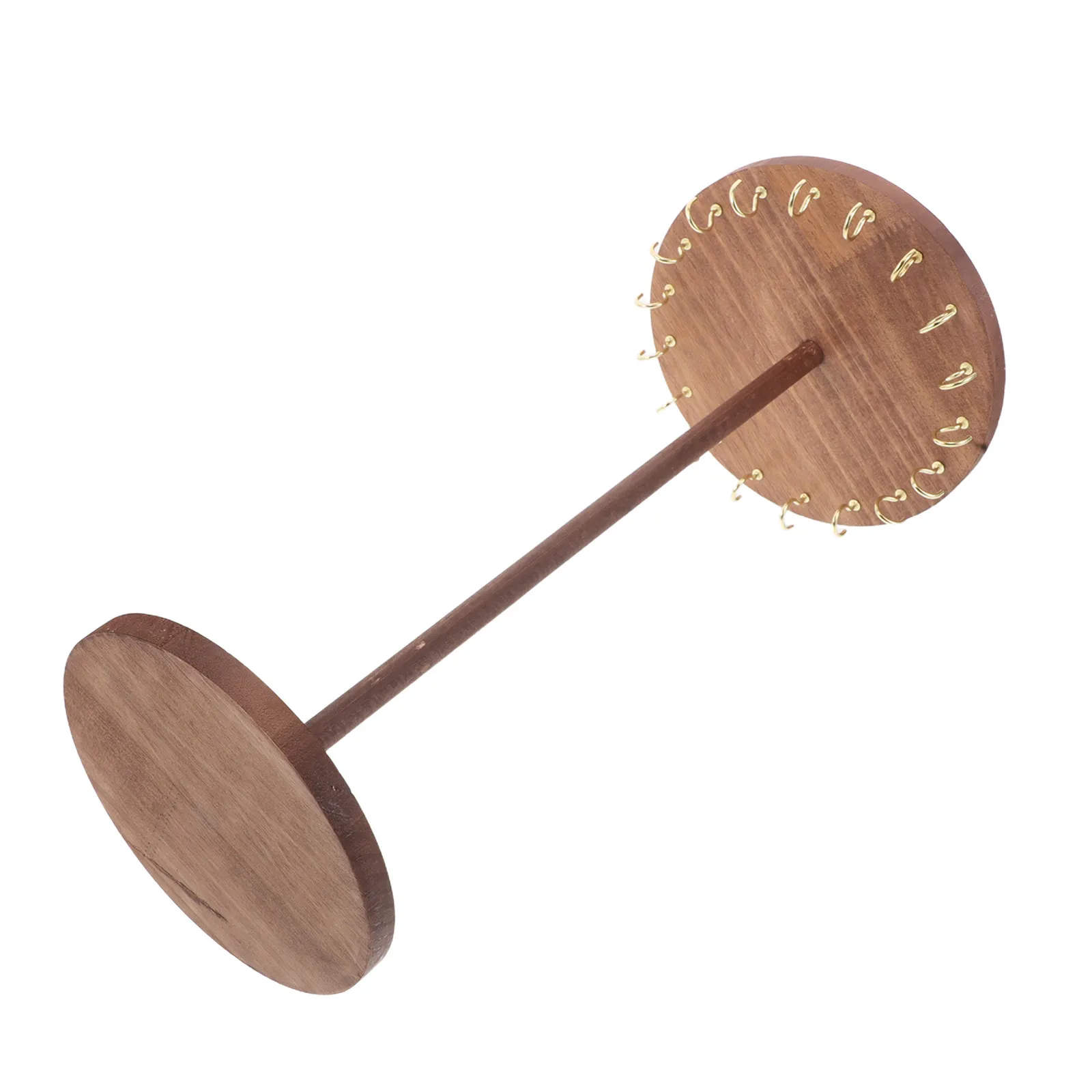 

Desktop Jewelry Stand Organizer Wood Display Rack for Necklaces Earrings Bracelets Pendant Storage Home Boutique Market Display