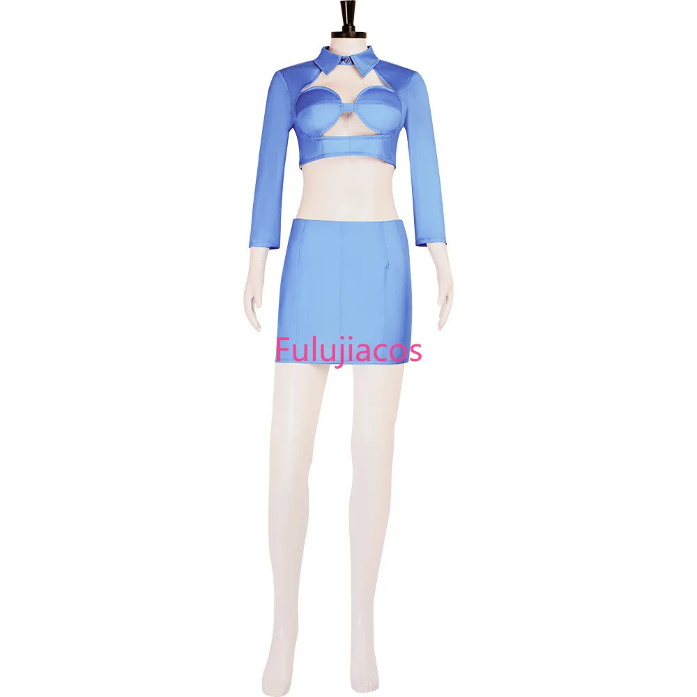 

Leeloo Vintage Airline Stewardess Cosplay Costume Dress