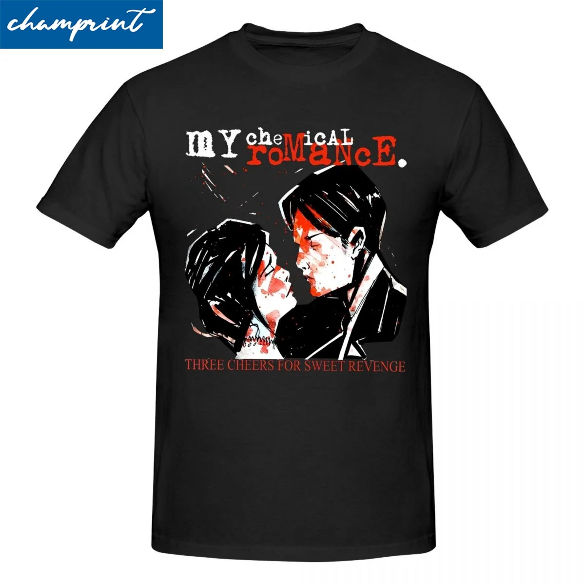 Aesthetic My Chemical Romance Three Cheers For Sweet Revenge T-Shirt Unisex Cotton Short Sleeve O-neck Summer Clothes