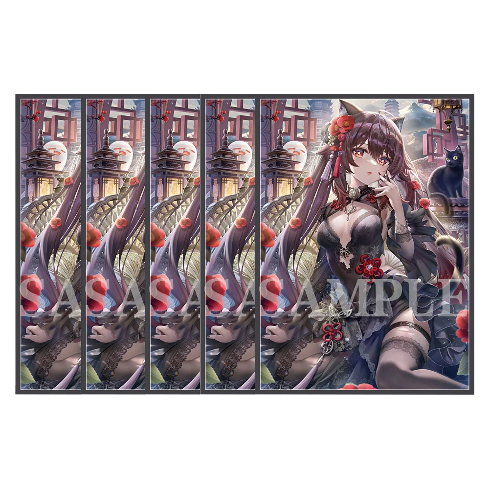 Anime Card Sleeves para Jogo de Tabuleiro, Trading Card Protector, Quantidade Limitada, MTG, PKM, PTCG, 60Pcs, 67x92mm