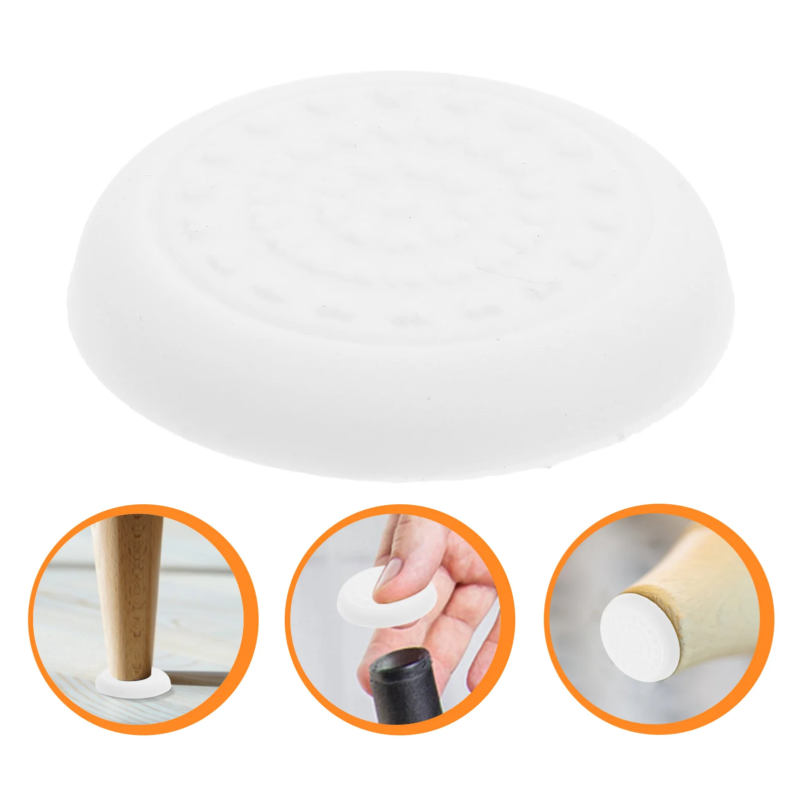 

8Pcs Furniture Protectors Adhesive Chair Pads Wood Floor Protectors Shockproof Wearresistant for Tables Chairs Desks