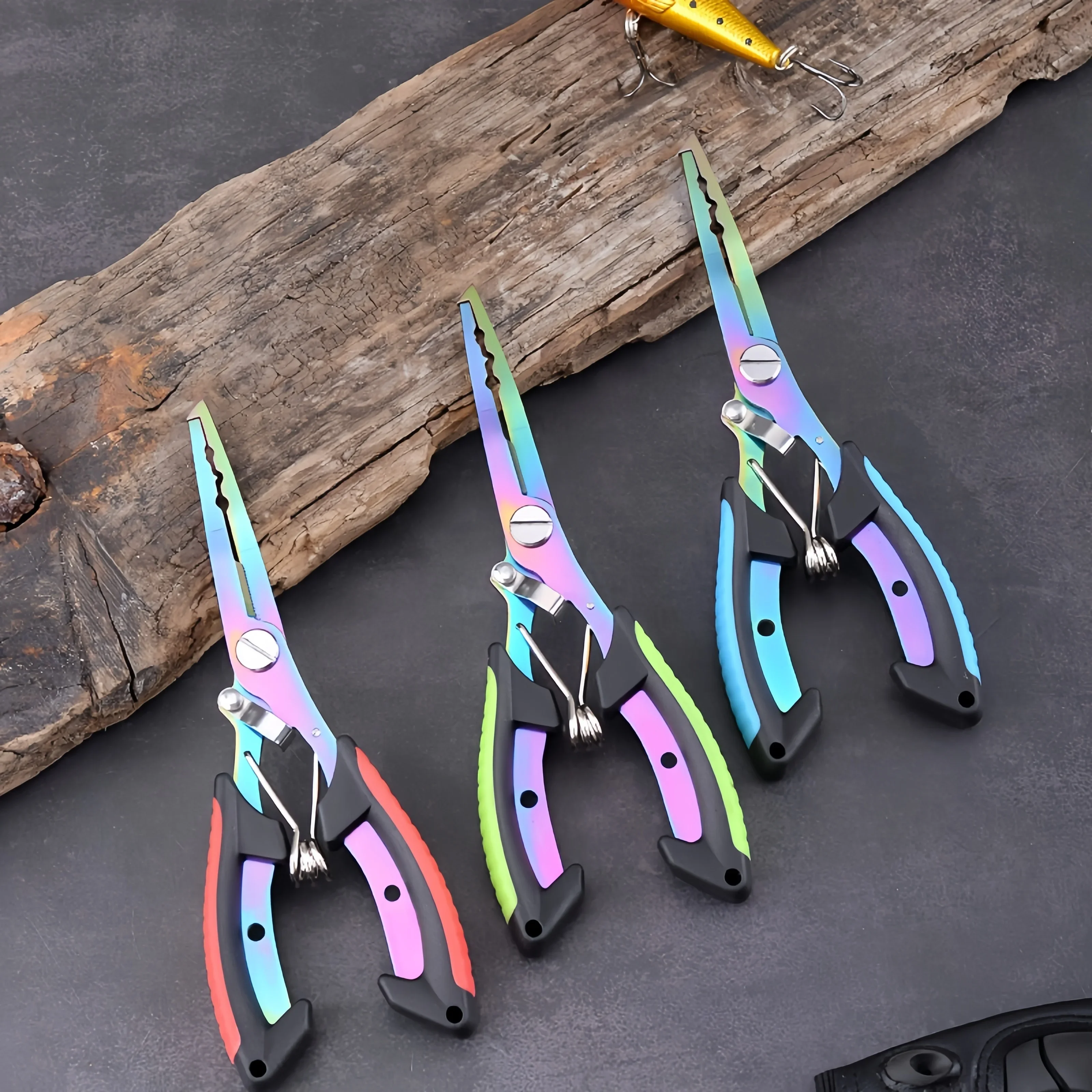 

1 шт. многофункциональные рыболовные плоскогубцы, резак для лески из нержавеющей стали, портативный открывалка для разъёмных колец, рыболовный инструмент