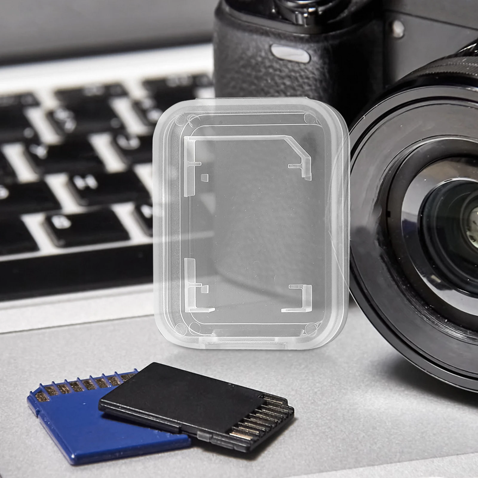 

20 Pcs Pack Memory Card Holder Lightweight Card Storage Box Travel Organizer Small Carrying Box Size Portable