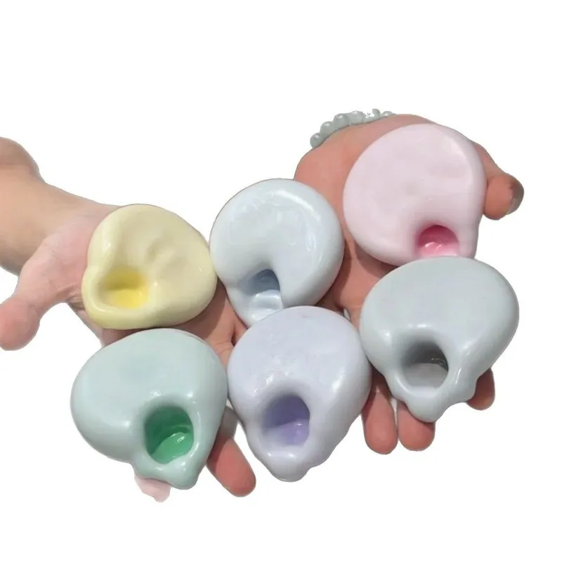 Squeeze Soothing Creative Soft Pressure Relief Ball Ice Skin Adhesive Handball Table Top Toy Party Children's Gift Best Toys
