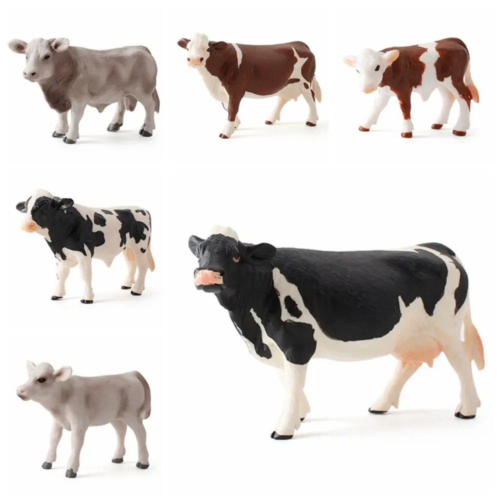 

Farm Simulation Model for Children Baby Desktop Ornaments Action Figure Cow Models Home Decor Animal Figurine Educational Toys