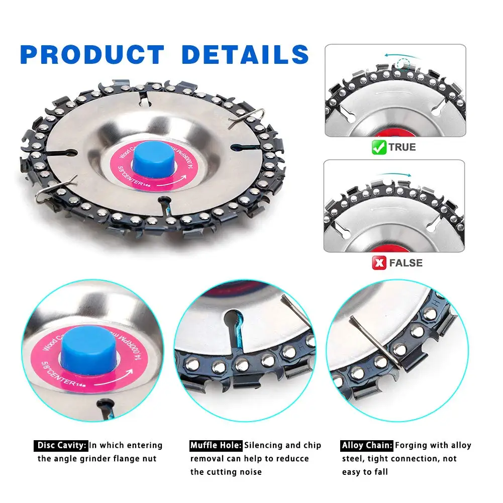 Máy Mài Góc Đĩa 9 Bộ Dây Chuyền Đĩa, Dây Chuyền, Gỗ Tạo Hình Đĩa, Nhanh Chóng Khắc Đĩa chà Nhám Mài Cho Chế Biến Gỗ