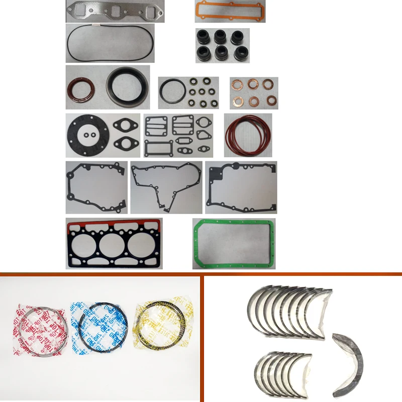 engine complete overhaul full gasket set kit main crankshaft connecting  bearing piston ring for Komatsu engine : 3d94