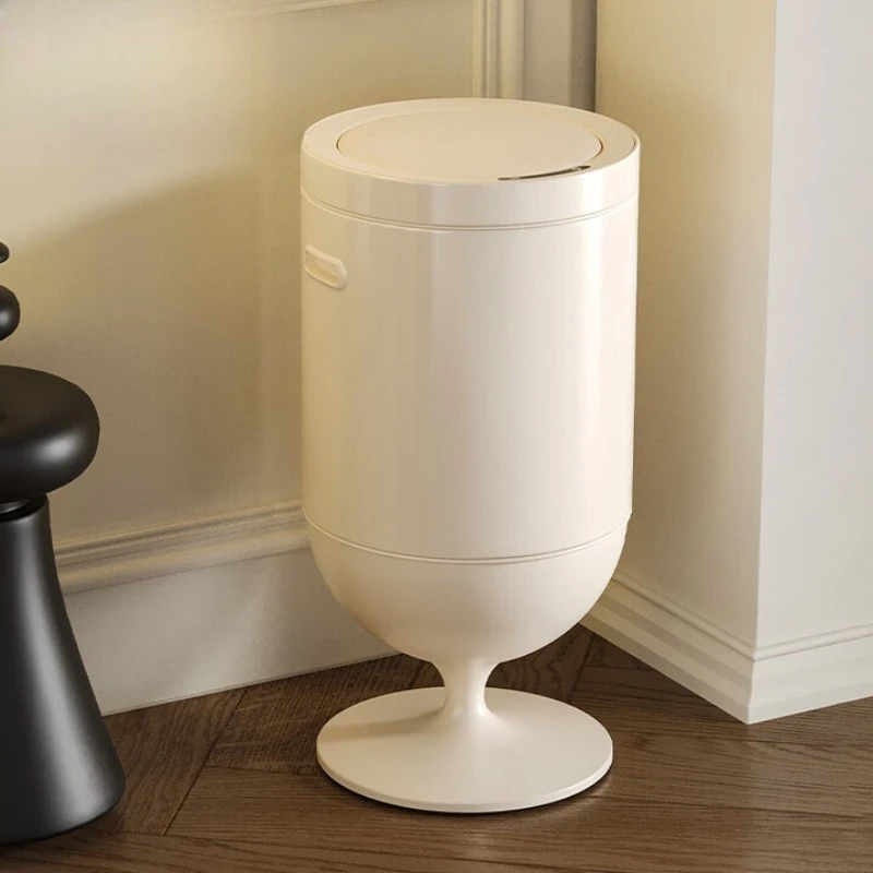 

Intelligent sensor no bending trash can household large capacity
