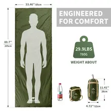 Ultralight Waterproof Cotton Sleeping Bag #5
