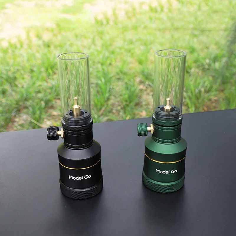 

Camping Gas Light Metal Threaded Base Camp Ambiance Candle Light Outdoor Equipment Multi Functional Tool Accessories