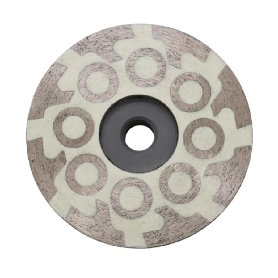 

4" Flat Resin Filled Grinding Wheel Diamond Cup Wheel with 5/8''-11 Thread for Granite Marble Engineered Stone Fine