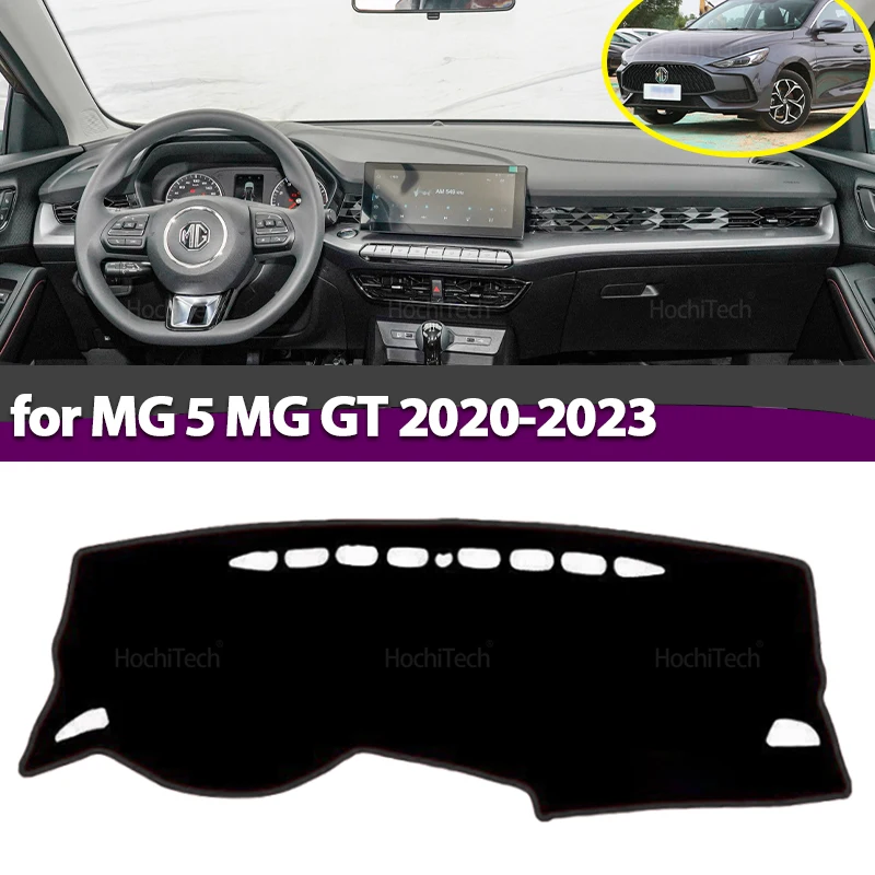

Противоскользящий чехол на приборную панель для MG 5 MG5 MG GT 2020 ~ 2023, чехол на приборную панель автомобиля, избегайте света, коврик для приборной панели, ковры