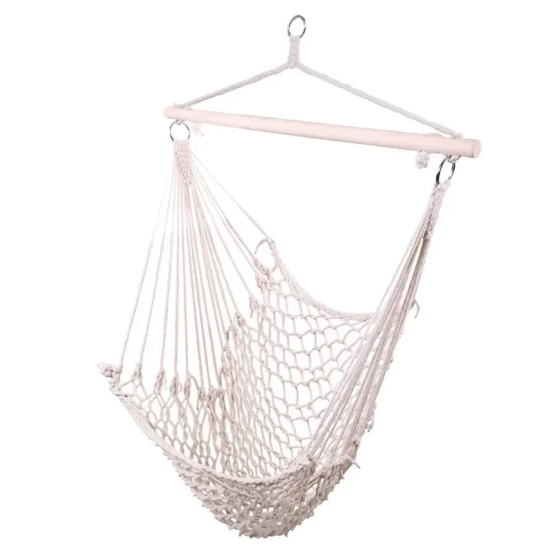 

Hammock Chair Hammocks Camping Hammcok Bed Hammock Swing w/ Wooden Bar