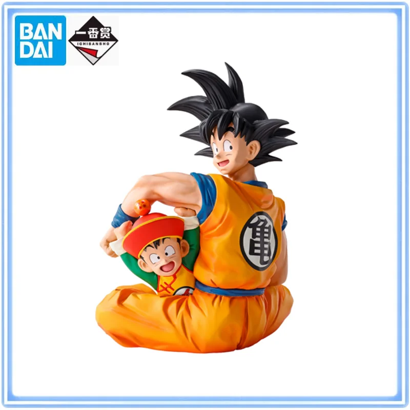 

BANDAI Ichiban Kuji Dragon Ball Super Son Goku&Son Gohan Warrior Guarding The Earth Action Figure Model Desktop Decoration