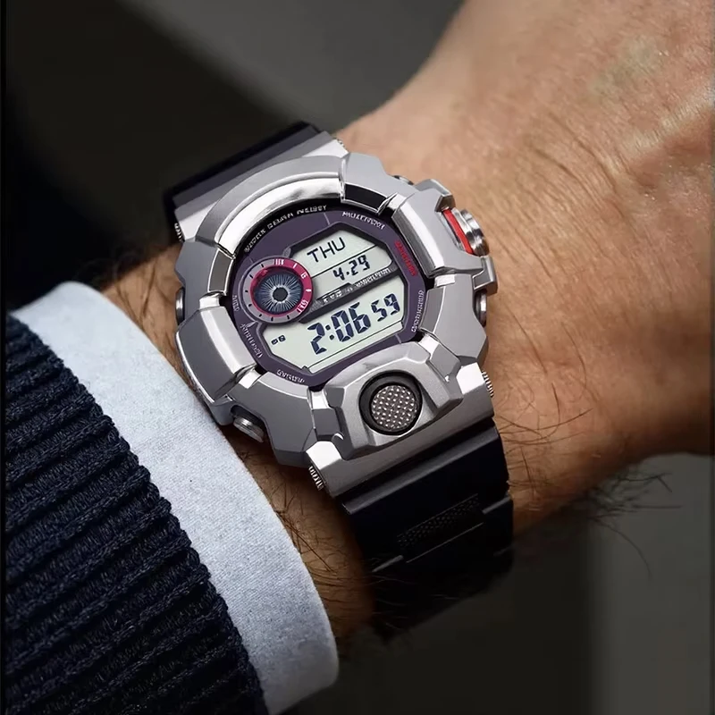 For Casio Watch 3410 G-shoсk Master Gw-9400 316L Stainless Steel Case G-Rangema Gw9400 Solid Metal Bezel Modified accessories