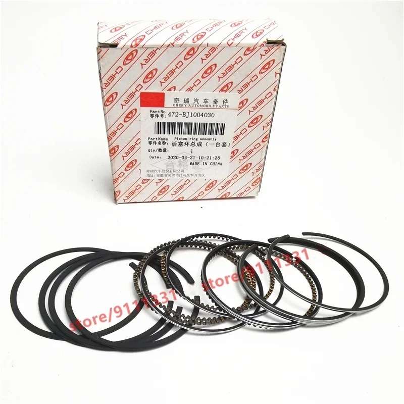 

Engine Piston Ring For Chery QQ S11 S22 A1 FACE/Arauca Kimo QQ6 S21 Jaggi M1 472 Engine 472-BJ1004030