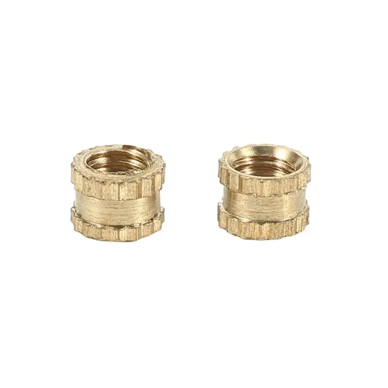 Y50A-M3 X 3Mm Female Thread Brass Knurled Threaded Insert Embedment Nuts 300PCS