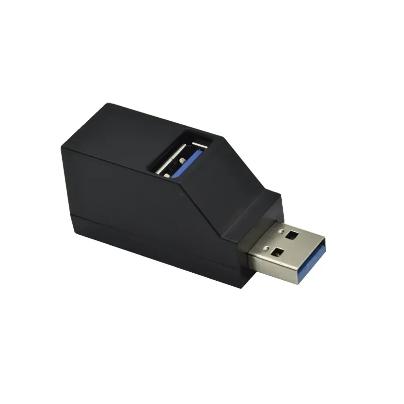 Мини-концентратор USB 3,0 2,0, адаптер-удлинитель, мини-разветвитель, 3 порта для ПК, ноутбука, Macbook, высокоскоростной U-диск-ридер для Xiaomi