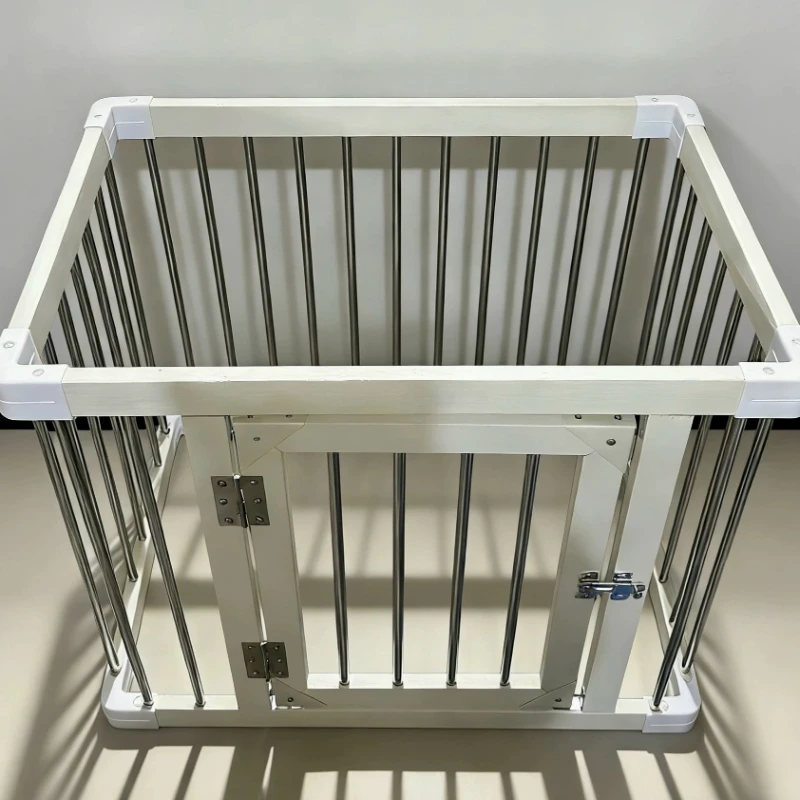 Accessories Dog Fence Supplies Coop Playpen Grating Large Dog Fence Indoor Folding Wooden Modular Rejas Para Mascotas Home Decor