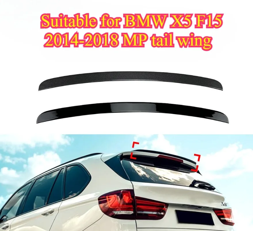 

NONGSHI for Bmw X5 F15 2014 2015 2016 2017 2018 Hatchback Rear Roof Spoiler Wing ABS Gloss Black/ Carbon Fibre